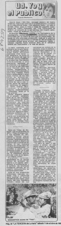 Ud. yo y el público Ud. yo y el público