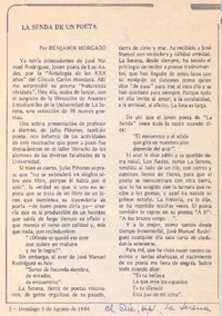 La senda de un poeta La senda de un poeta