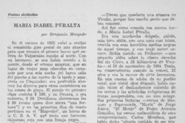 María Isabel Peralta María Isabel Peralta