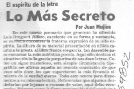 Lo más secreto Lo más secreto