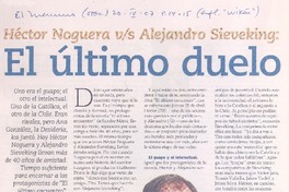 El último duelo El último duelo