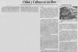 Chiloé y Calbuco en un libro Chiloé y Calbuco en un libro