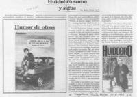 Huidobro suma y sigue Huidobro suma y sigue
