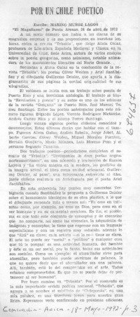 Por un Chile poético Por un Chile poético