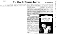 Un libro de Eduardo Barrios Un libro de Eduardo Barrios