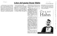 Libro del poeta Oscar Hahn Libro del poeta Oscar Hahn