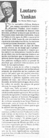 Lautaro Yankas Lautaro Yankas