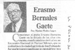 Erasmo Bernales Gaete Erasmo Bernales Gaete