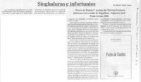 Singladuras e infortunios. Singladuras e infortunios.