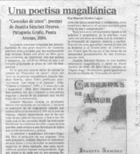 Una Poetisa magallánica Una Poetisa magallánica