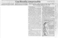 Una filosofía comprensible Una filosofía comprensible