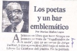 Los poetas y un bar emblemático Los poetas y un bar emblemático