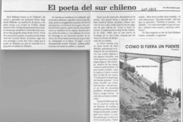 El poeta del sur chileno El poeta del sur chileno