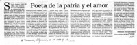 Poeta de la patria y el amor Poeta de la patria y el amor