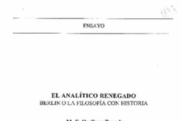 El analítico renegado El analítico renegado