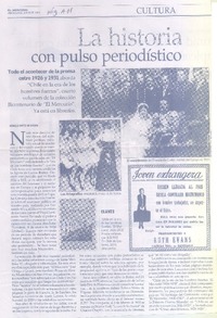 La historia con pulso periodístico La historia con pulso periodístico