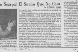 Roque Esteban Scarpa, el sueño que no cesa Roque Esteban Scarpa, el sueño que no cesa