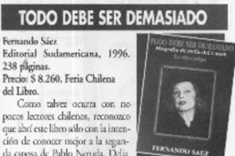 Todo debe ser demasiado Todo debe ser demasiado