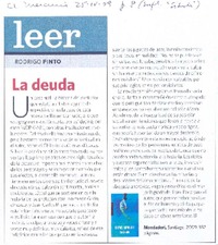 La deuda La deuda