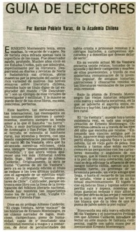 Guía de lectores Guía de lectores