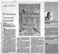 El siciliano universal El siciliano universal
