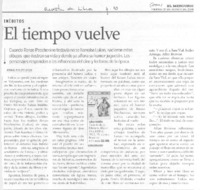 El tiempo vuelve El tiempo vuelve