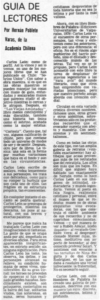 Guía de lectores Guía de lectores