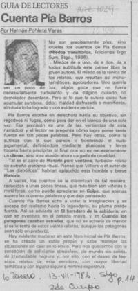Cuenta Pía Barros Cuenta Pía Barros