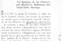 "La epopeya de los Húsares" "La epopeya de los Húsares"