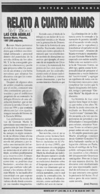 Relato a cuatro manos Relato a cuatro manos