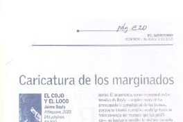 Caricatura de los marginados Caricatura de los marginados