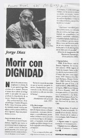 Morir con dignidad Morir con dignidad