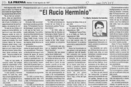 "El rucio Herminio" "El rucio Herminio"