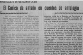 El Curicó de antaño en cuentos de antología El Curicó de antaño en cuentos de antología