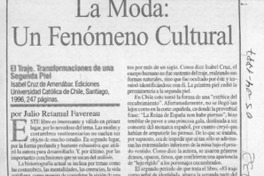 La moda, un fenómeno cultural La moda, un fenómeno cultural