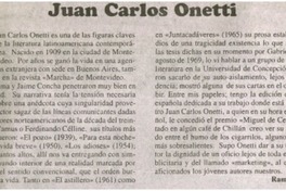 Juan Carlos Onetti Juan Carlos Onetti
