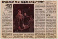 Una noche en el mundo de los "vivos" Una noche en el mundo de los "vivos"
