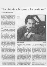 La historia sobrepasa a los escritores La historia sobrepasa a los escritores
