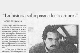 La historia sobrepasa a los escritores La historia sobrepasa a los escritores