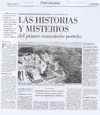 Las historias y misterios del primer cementerio porteño Las historias y misterios del primer cementerio porteño
