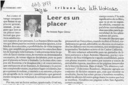 Leer es un placer Leer es un placer
