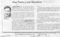Una poeta y una novelista Una poeta y una novelista
