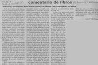 Comentario de libros Comentario de libros