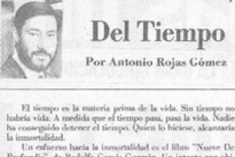 Del tiempo Del tiempo