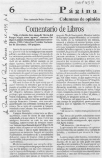 Comentario de libros Comentario de libros
