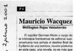 Mauricio Wacquez Mauricio Wacquez