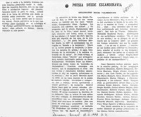 Poesía desde Escandinavia Poesía desde Escandinavia