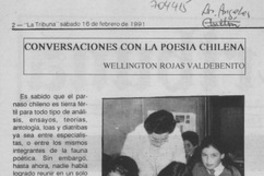 Conversaciones con la poesía chilena Conversaciones con la poesía chilena
