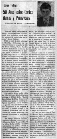 50 años entre Cartas reinas y primaveras 50 años entre Cartas reinas y primaveras