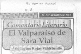 El Valparaíso de Sara Vial. El Valparaíso de Sara Vial.